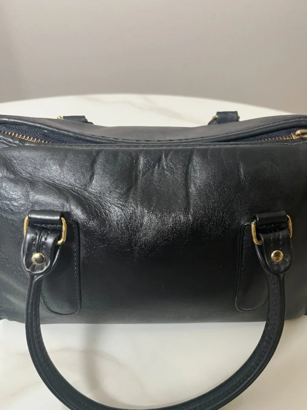 Coach Madison Satchel Limited Edition 17995 Black Leather Bowler Doctor Bag - Picture 10 of 13
